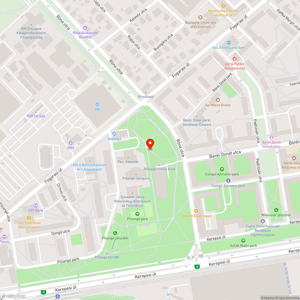 Locsoló rendszer hiba bejelentés helye