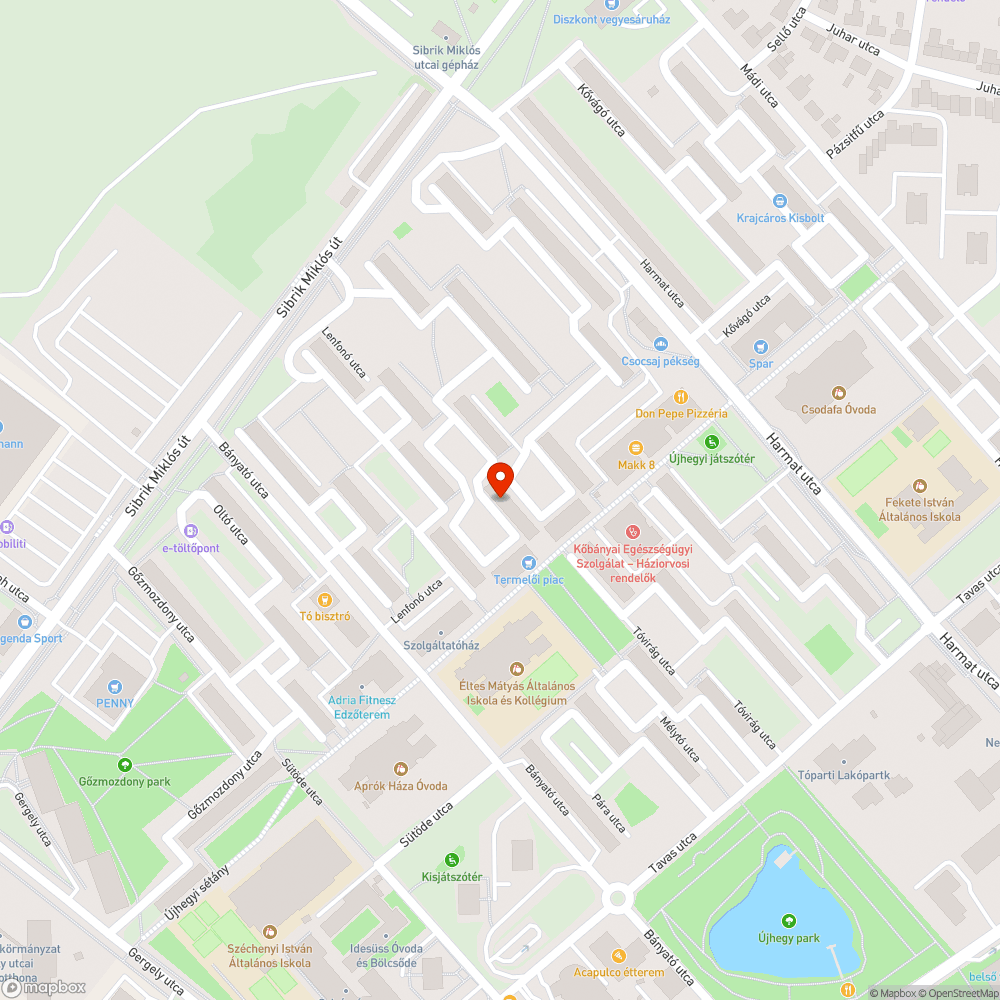 Elhagyott, érvényes műszaki nélküli jármű bejelentés helye