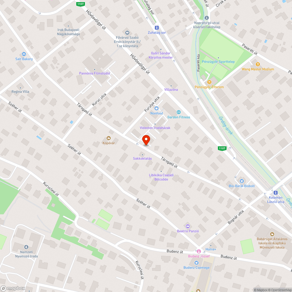 Elpusztult kengurú a Tárogatón bejelentés helye