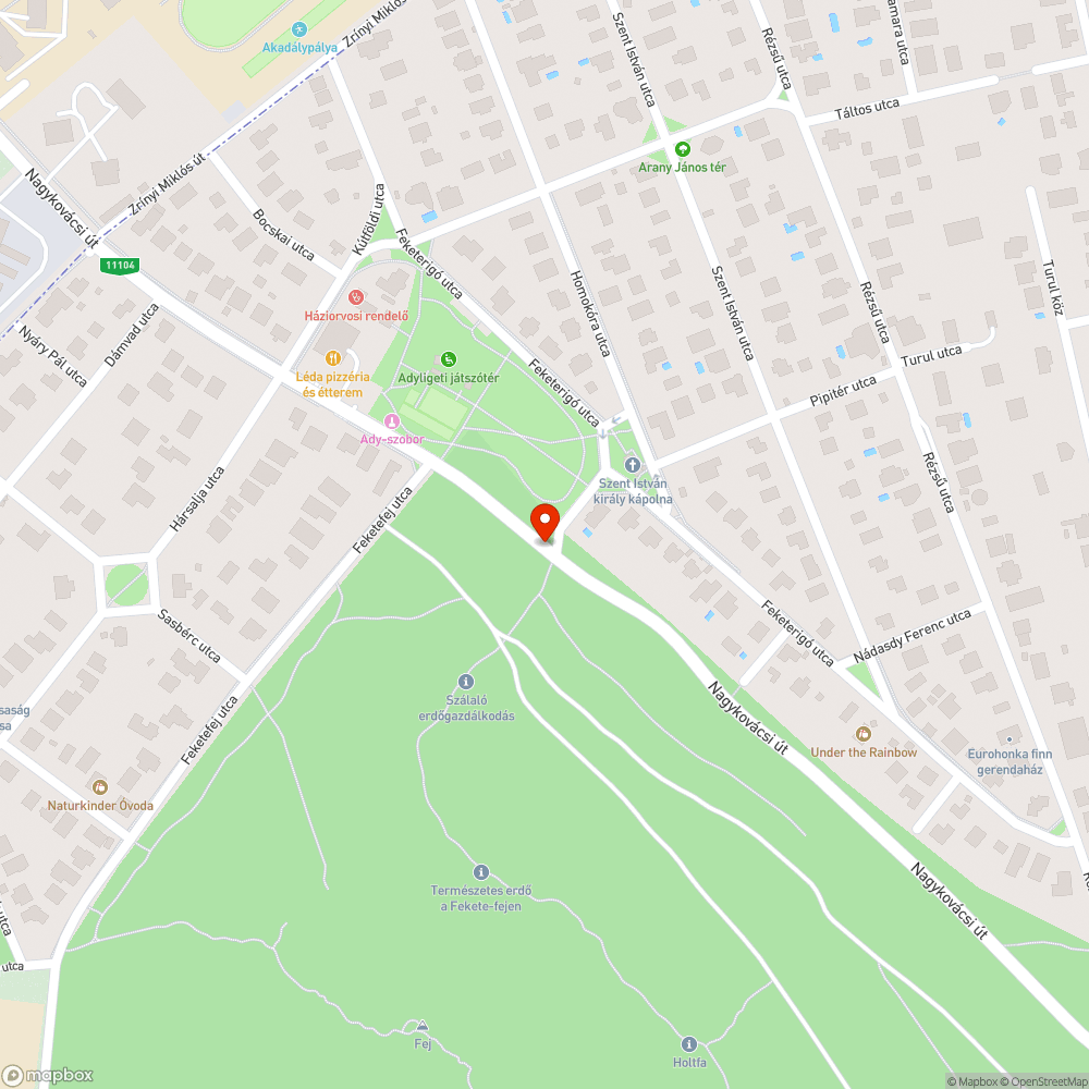 Nagy kátyúk az utcában bejelentés helye