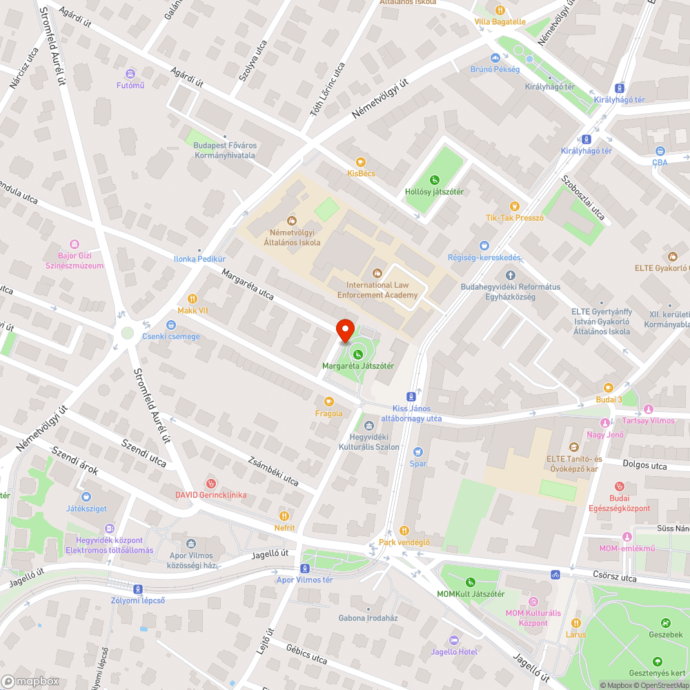 Hinta és csap bejelentés helye