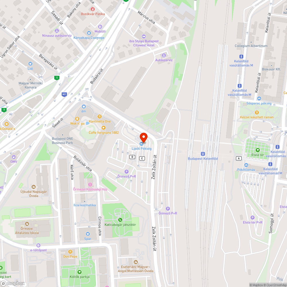 Utastájékoztatás bejelentés helye