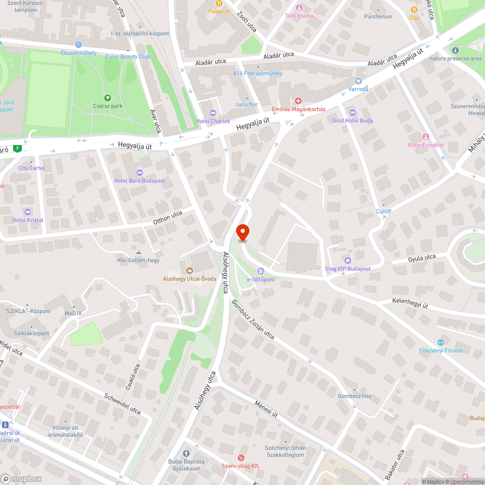 Teljes szélességben megrepedt út 3. bejelentés helye