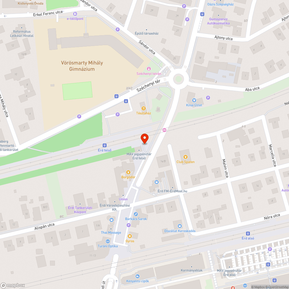 Érd Felsőnél sérült a lépcső melletti fal bejelentés helye