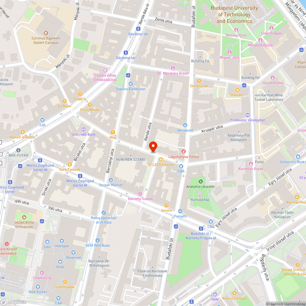 sérült fatámasz - Lágymányosi u. 15 bejelentés helye