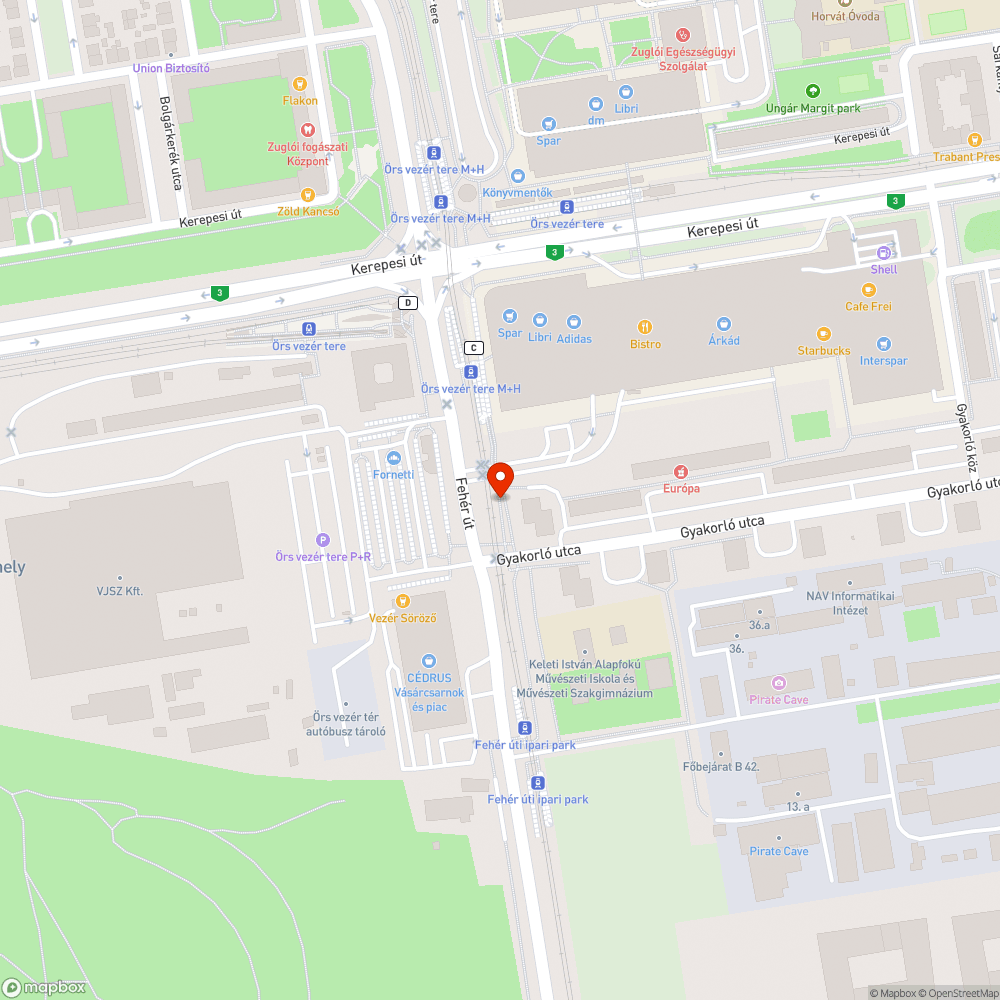 Lyukas fedlap bejelentés helye