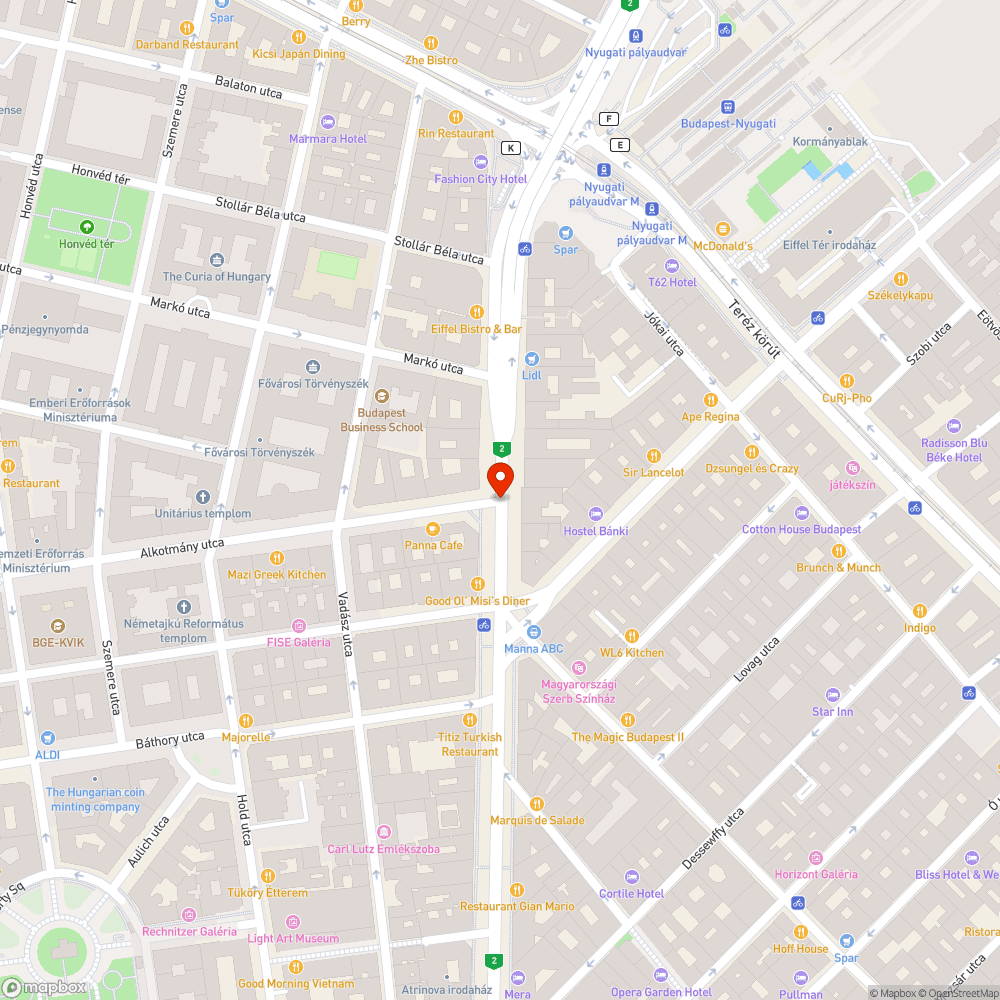 Borzasztó állapotú, forgalmas út bejelentés helye