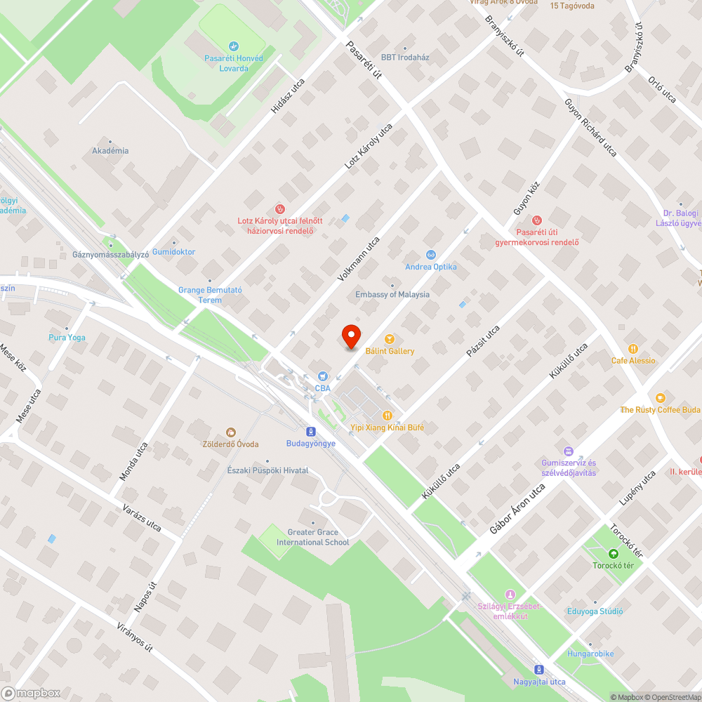 Koszos, homokos utcák bejelentés helye