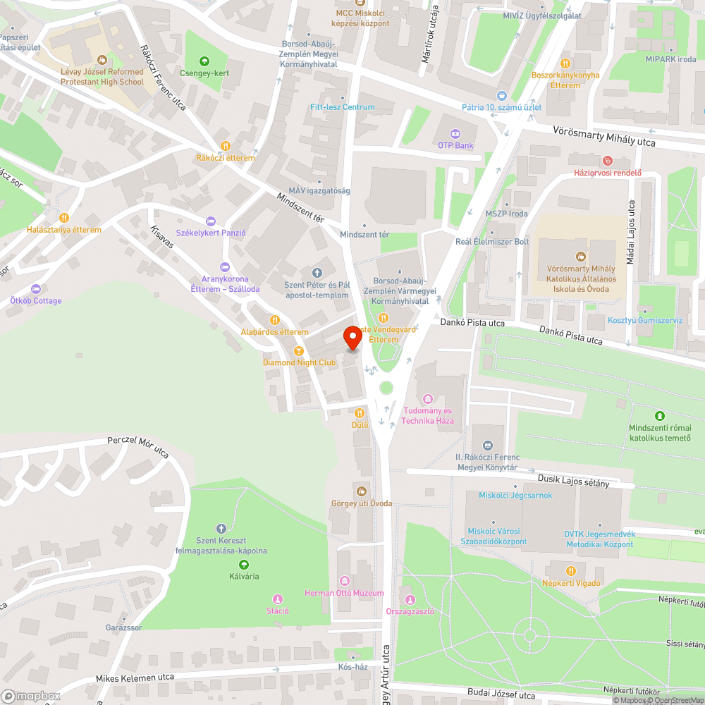 Rendszeres parkolás a járdán bejelentés helye