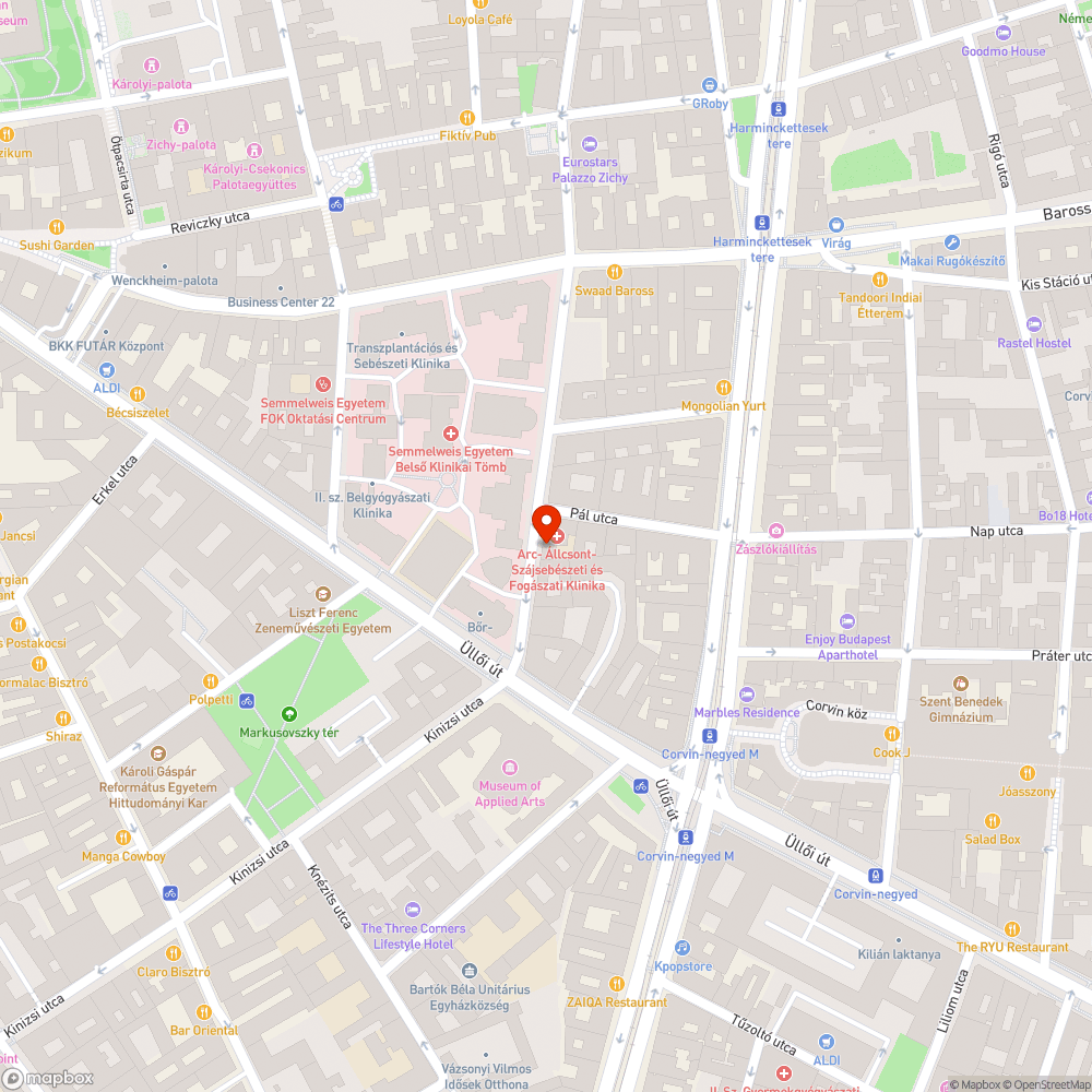 Kérjük vissza a Mária utca járdáit! bejelentés helye