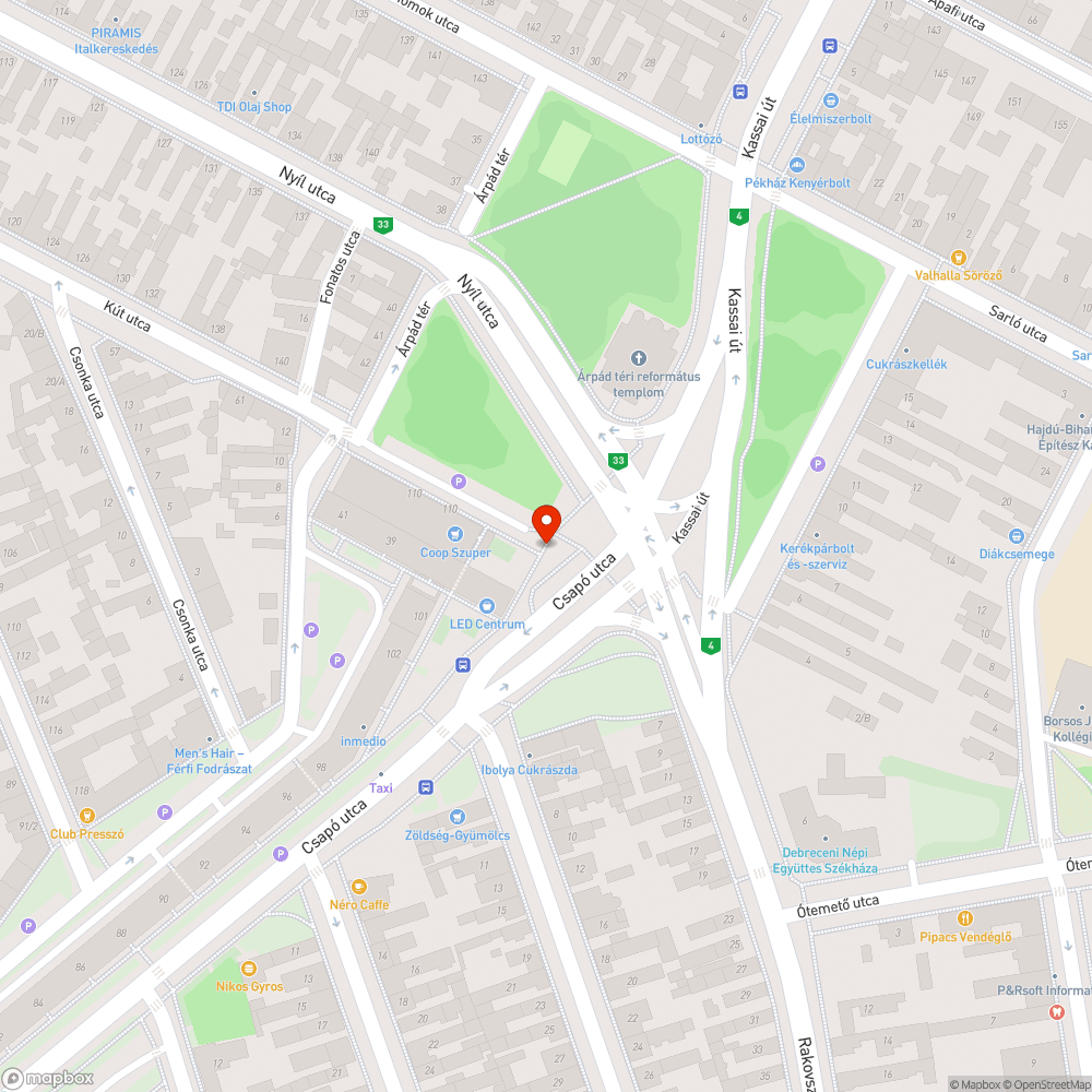 Debrecen nagyon szemetes bejelentés helye