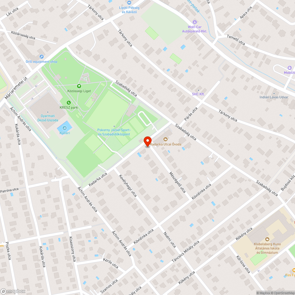 Leszakadás határán lévő vezeték bejelentés helye