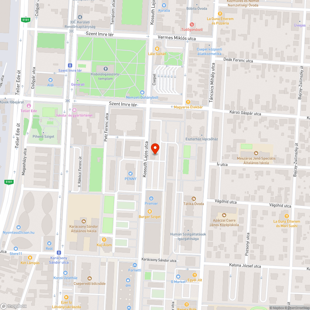 Csatornafedél bejelentés helye