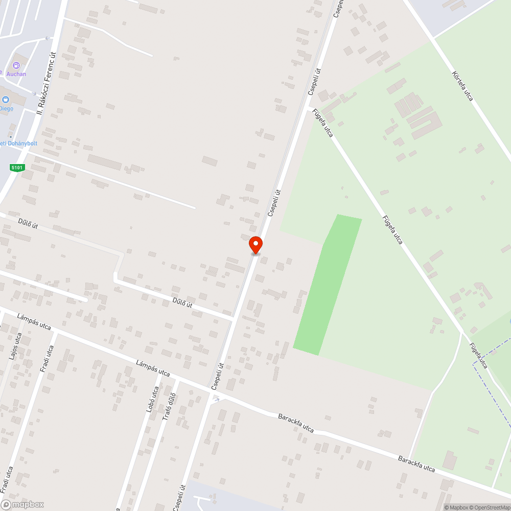 Évek óta elhanyagolt balesetveszélyes járda szakasz bejelentés helye