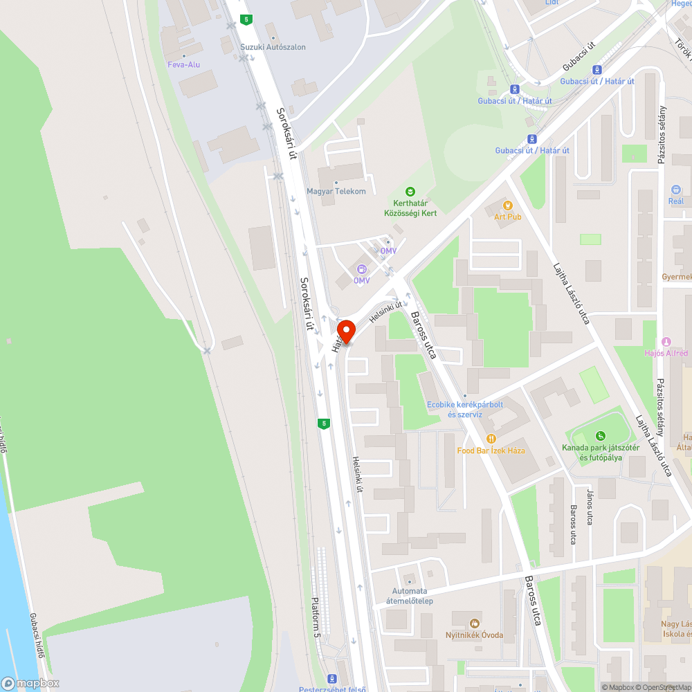 Kerékpárút vége után ráterel egy rossz burkolatú útra bejelentés helye