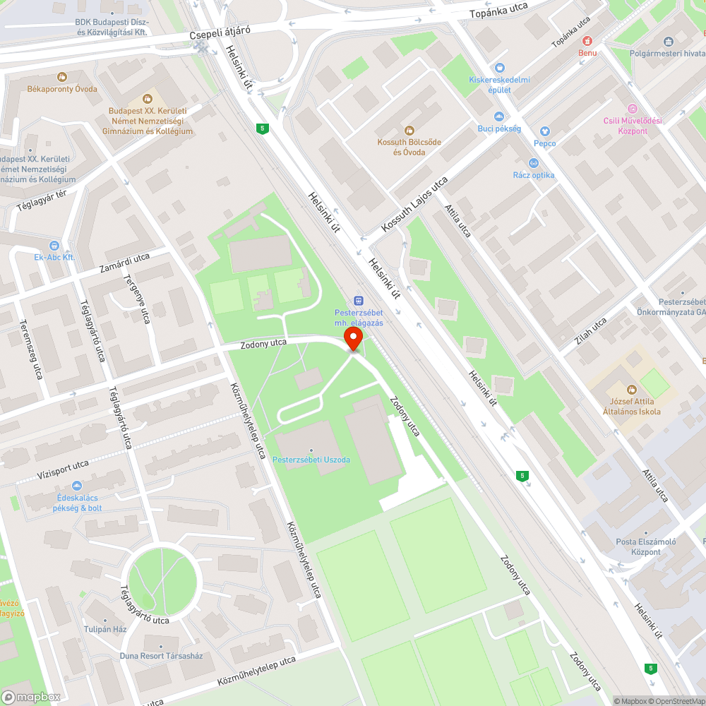 Kifakult STOP-tábla bejelentés helye