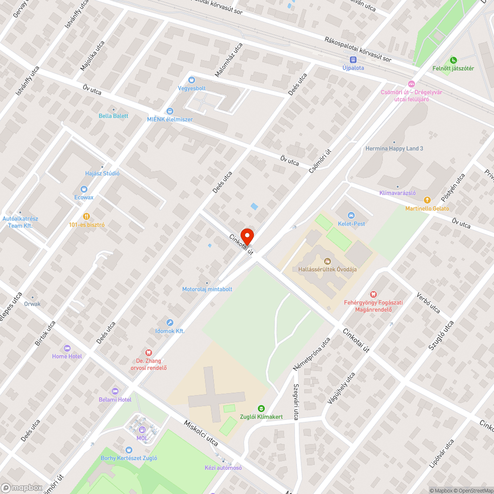 Veszélyes jobbrakanyarodás parkoló autók miatt bejelentés helye