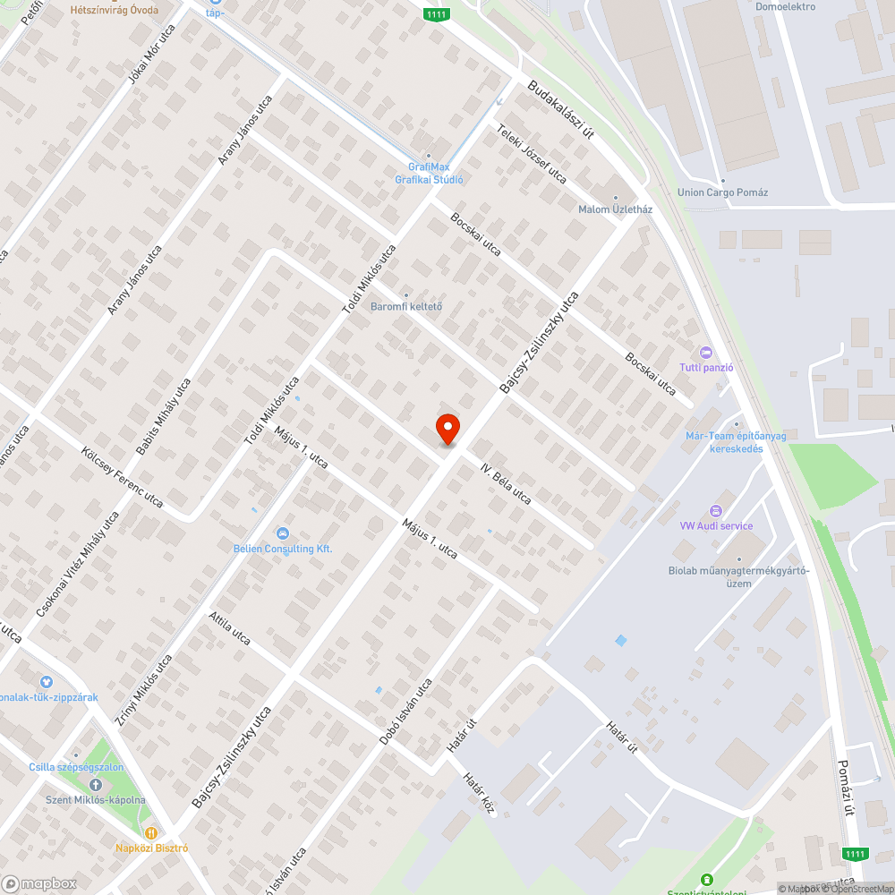 Bemélyedt négyzet és csatornafedél bejelentés helye