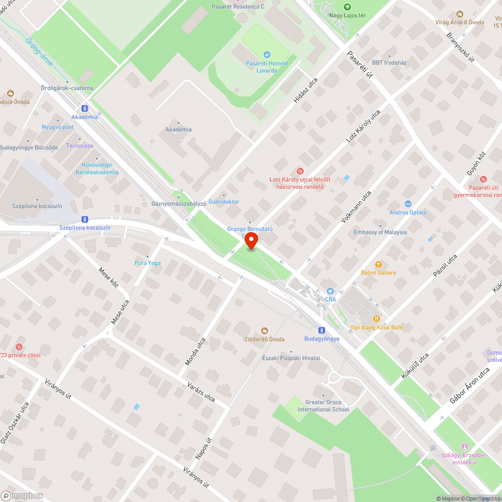 Letarolt zöldterület bejelentés helye