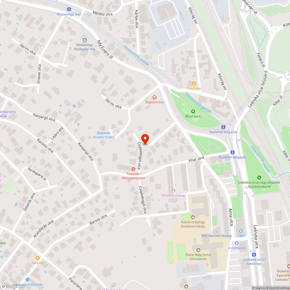 Elhanyagolt, gazos terület bejelentés helye