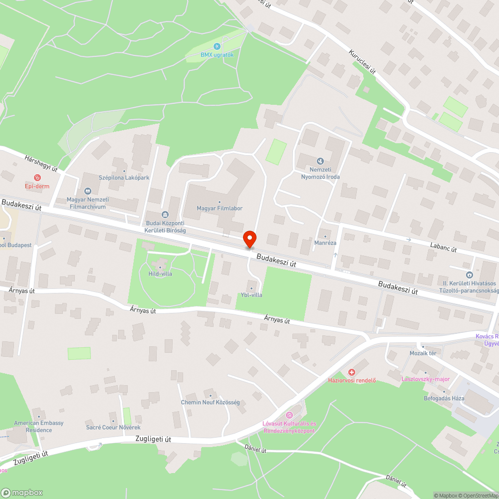 Szívárgó víz bejelentés helye