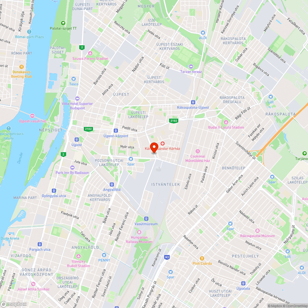 Kidőlt tábla a Rózsa utcán bejelentés helye