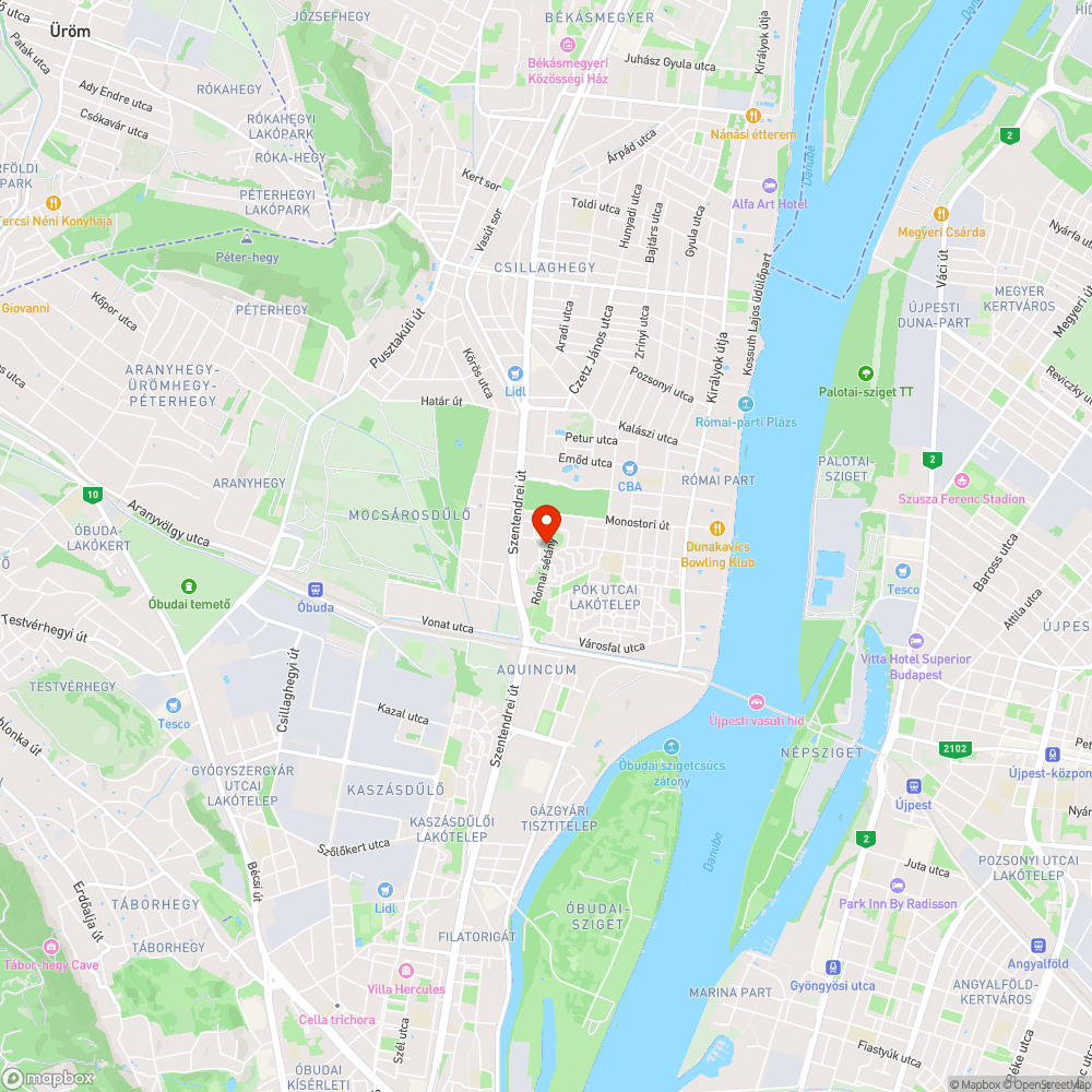 Valami bűzlik Aquincumban bejelentés helye