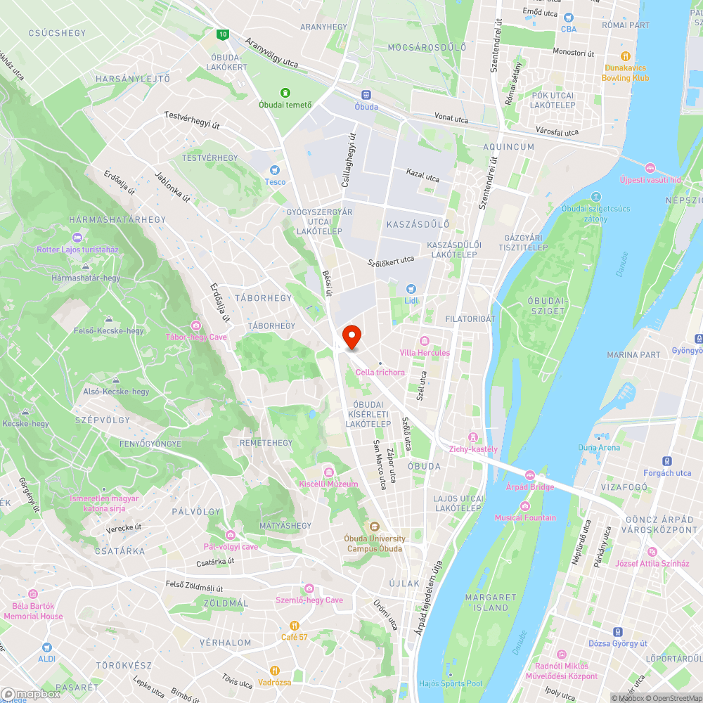 Szemétlerakat a Vörösvári úton bejelentés helye