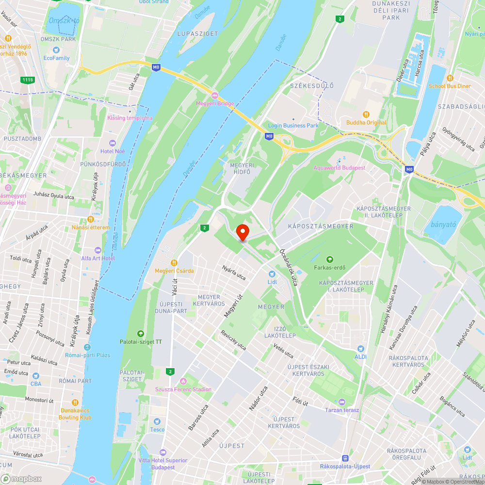 Szilas-patak bejelentés helye