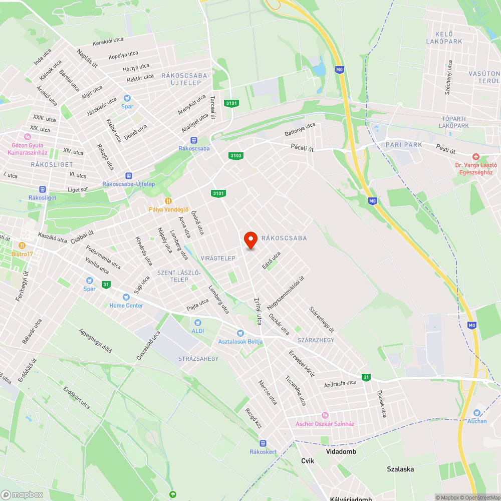 Befejezetlen út bejelentés helye