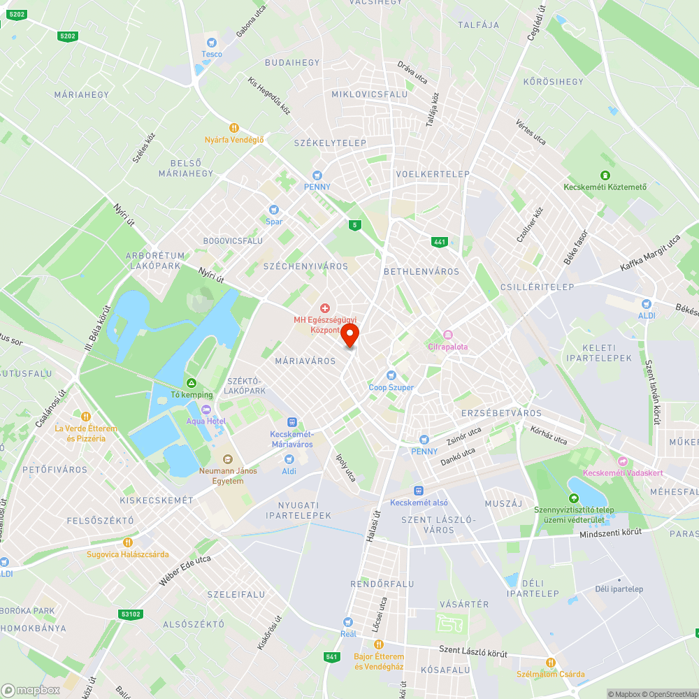 Szabálytalanul parkoló autók miatt járhatatlan kerékpárút bejelentés helye