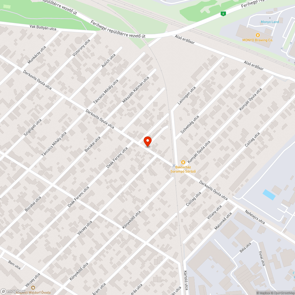 Ez itt a Leiningen utca lenne? bejelentés helye