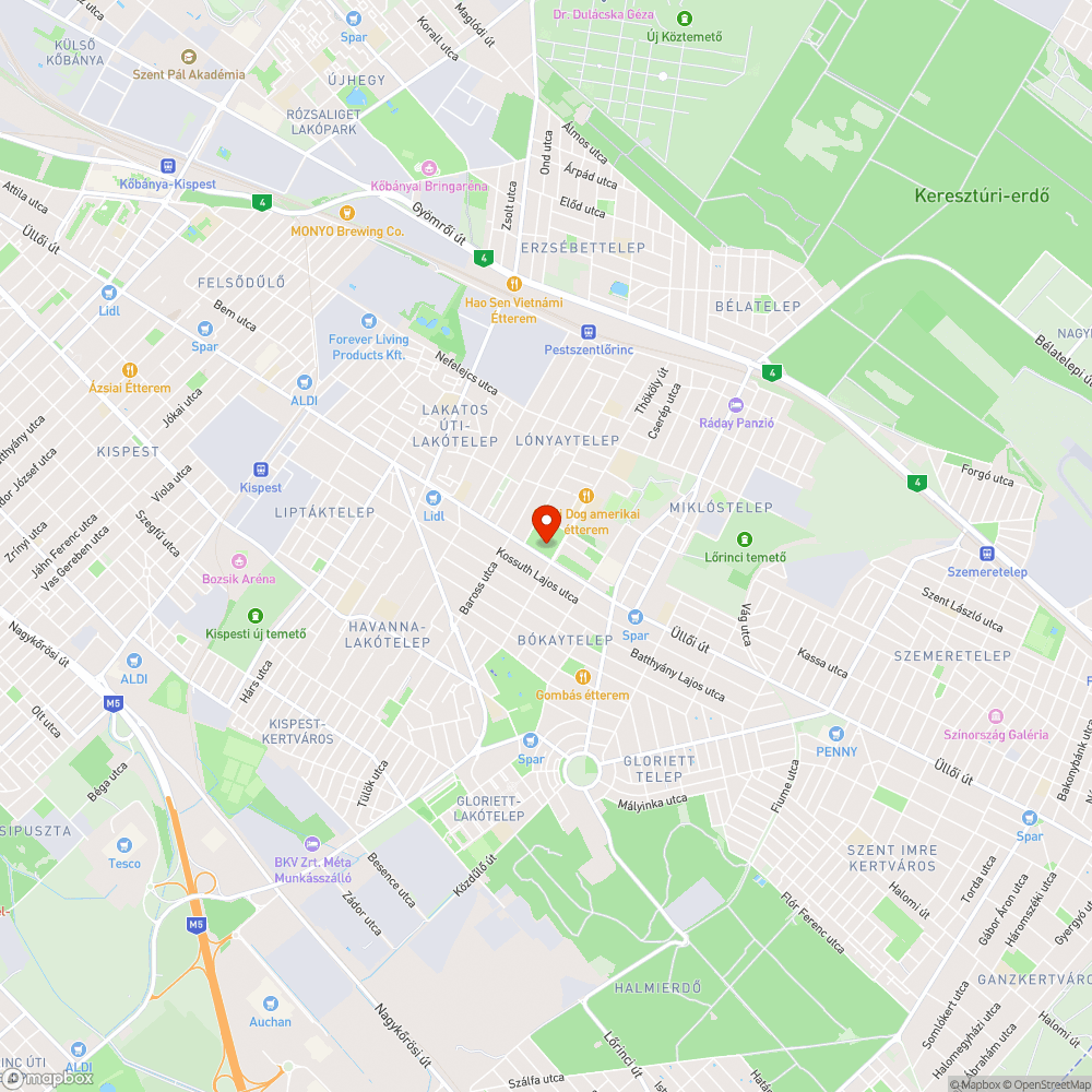 Rongálás bejelentés helye