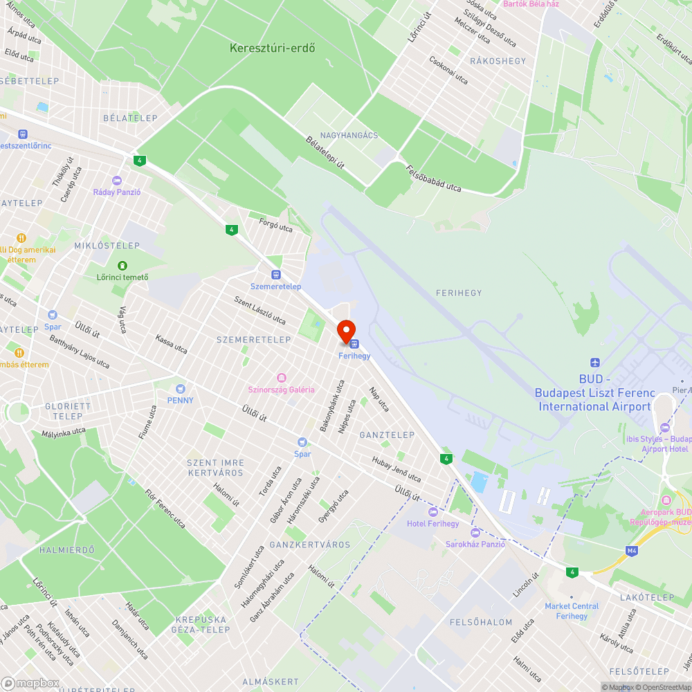 Hiányzó utcanévtáblák bejelentés helye