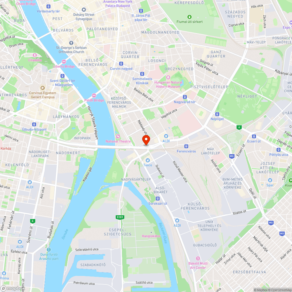 Leesett és hiányzó fényterelő bejelentés helye