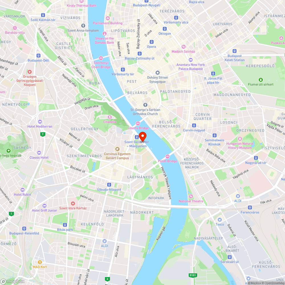 Korlát tetejéig érő gaz a Műegyetem rakparton bejelentés helye