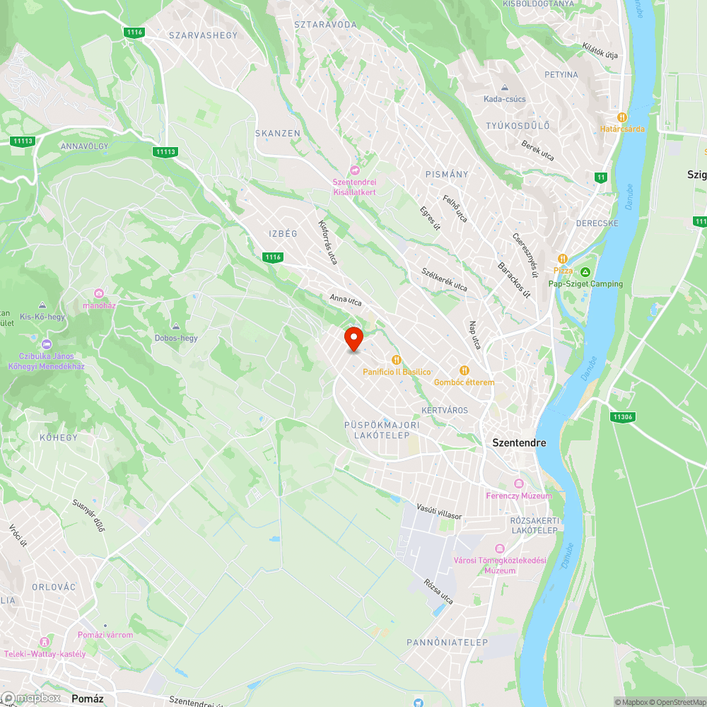 Kátyú a Damjanich és a Deli Antal utca kereszteződésében bejelentés helye