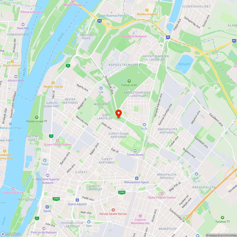 Szemétszigetek a Szilas-Patakban bejelentés helye