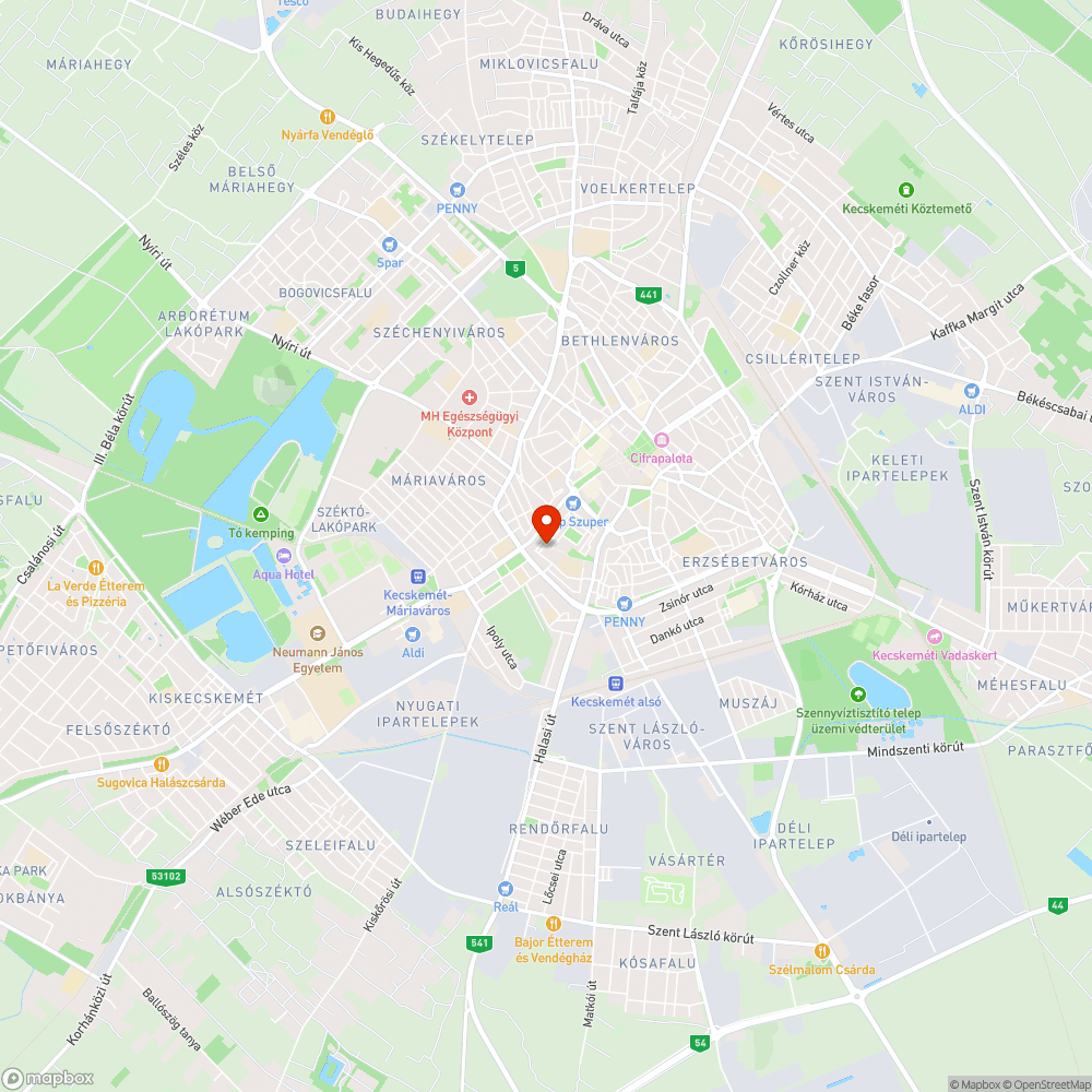 Hiányzó járdaszakasz a Reile Géza utcában bejelentés helye