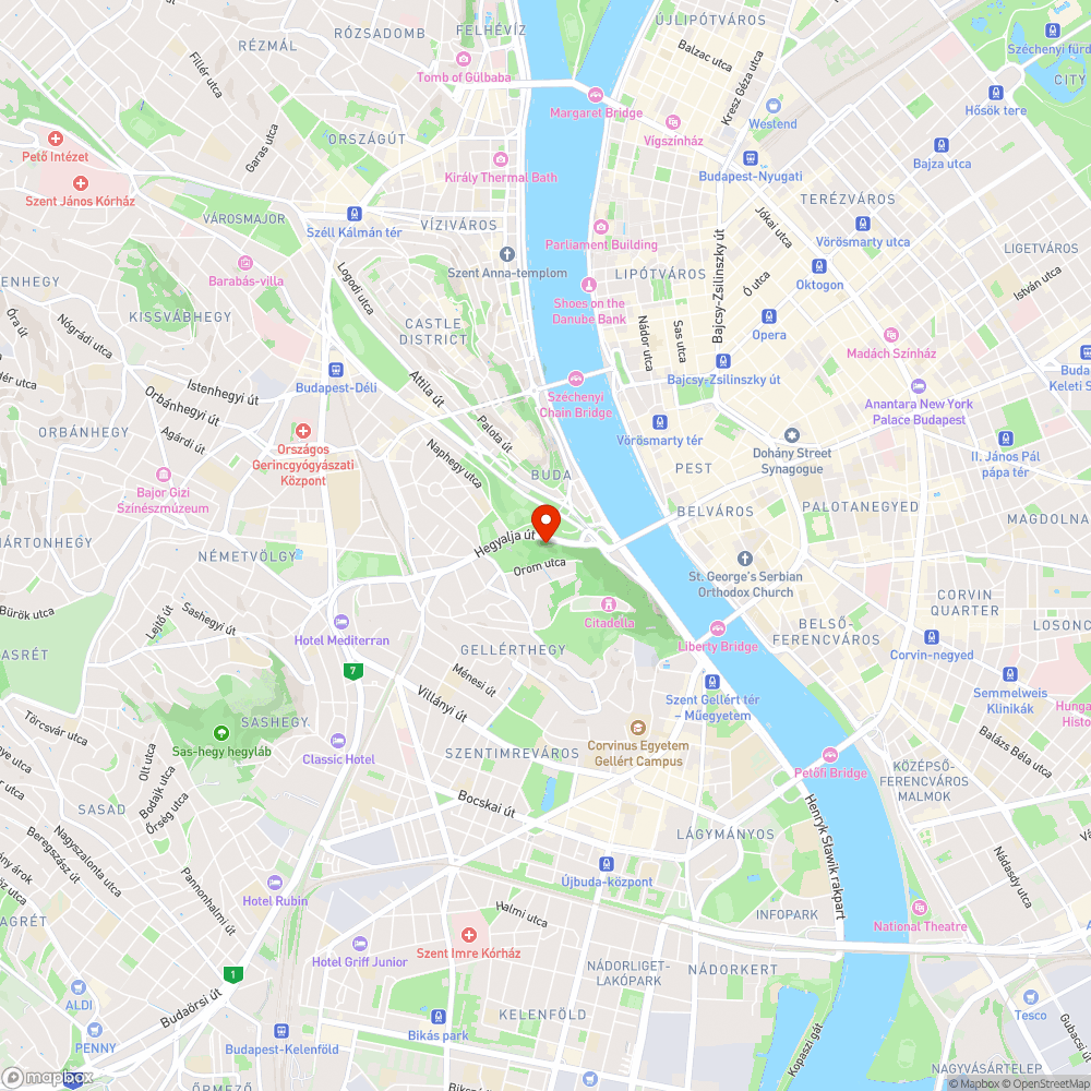 Gazos, elhanyagolt Gellért hegy bejelentés helye