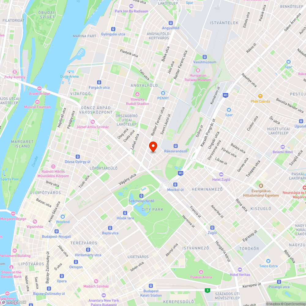 Elhagyott autó, lejárt műszakival bejelentés helye