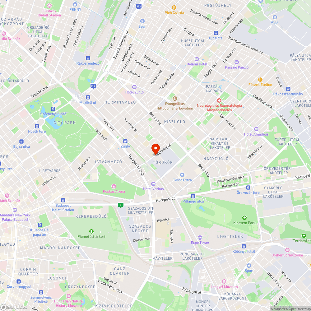 Élet a lombsátor alatt bejelentés helye