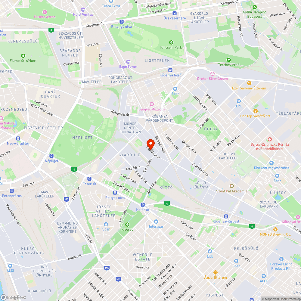 tavak a járdán bejelentés helye