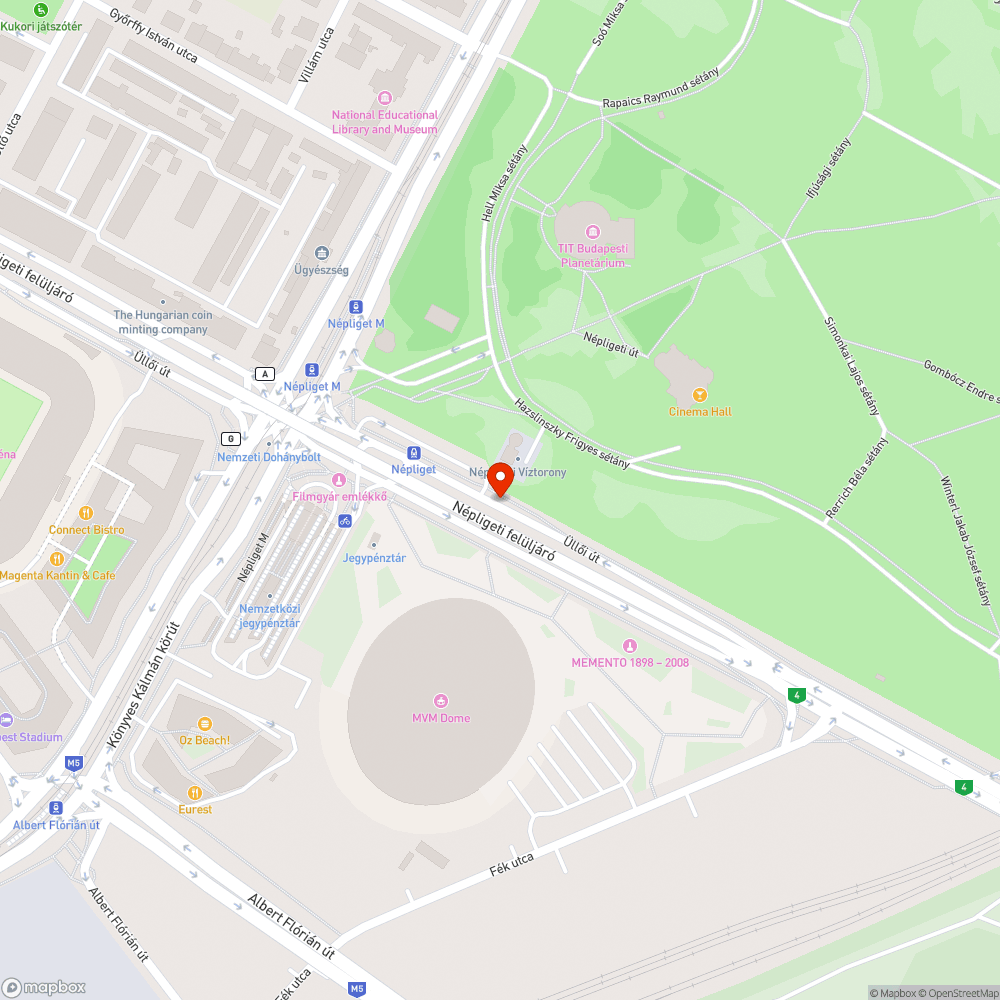 Gazdátlan táblatartó - Népliget bejelentés helye