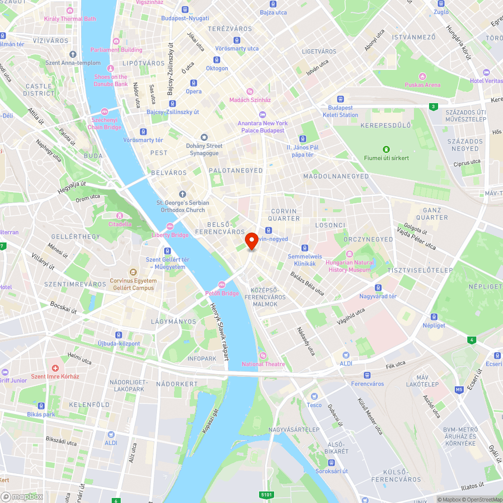 Átkelhetetlen gyalogosátkelő bejelentés helye