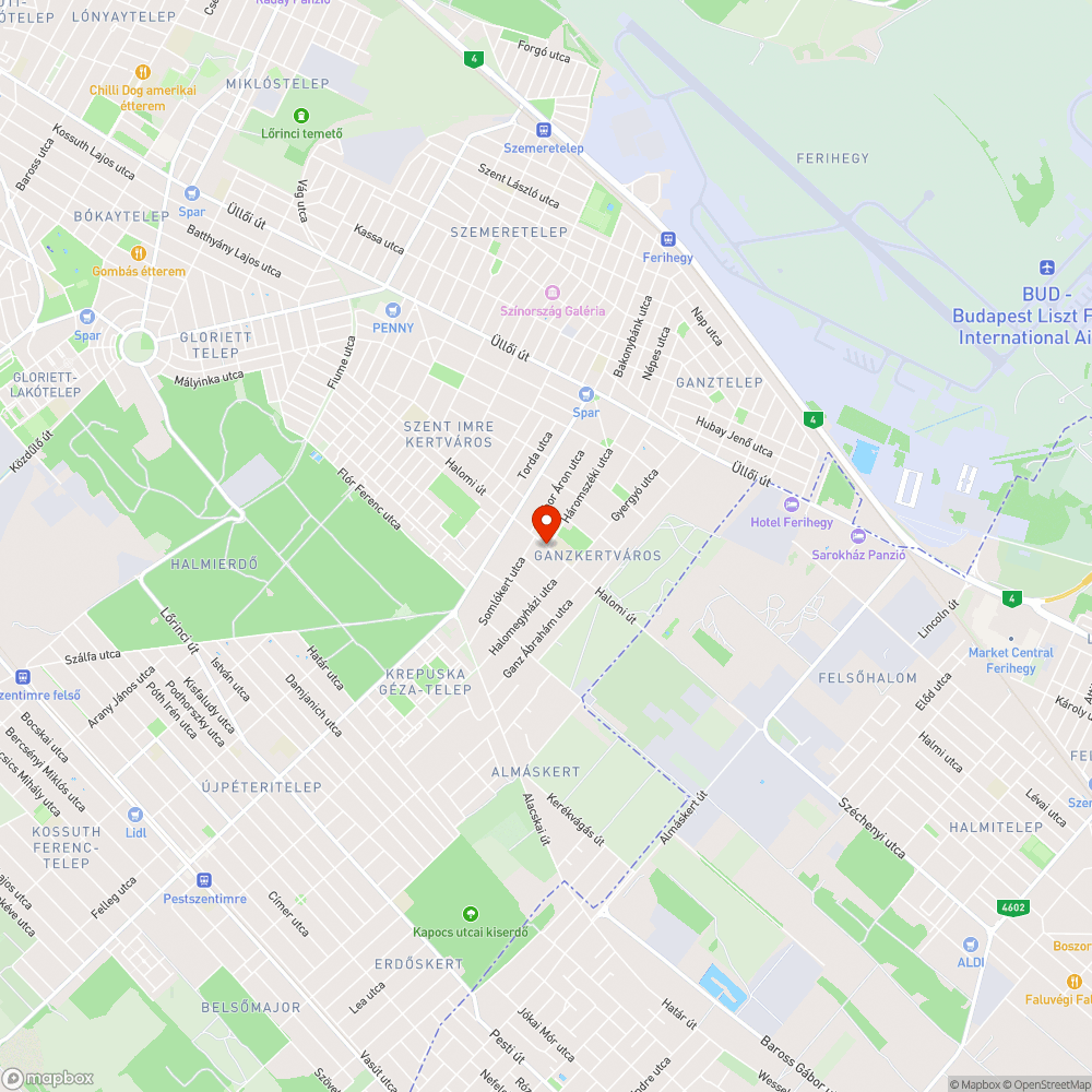 Magas és meredek új fekvőrendőr a Halomi úton bejelentés helye