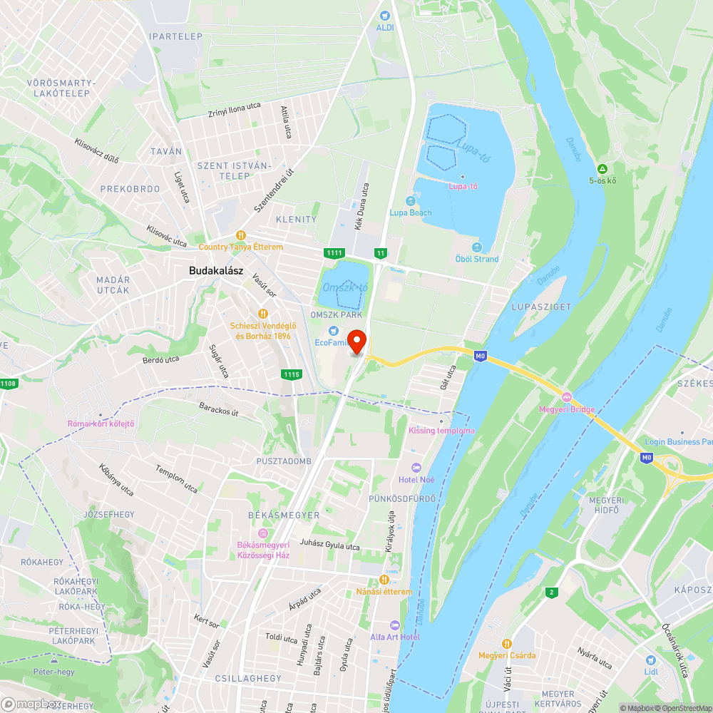 Kerékpárút Budakalászi aluljárójának vízelvezetője bejelentés helye