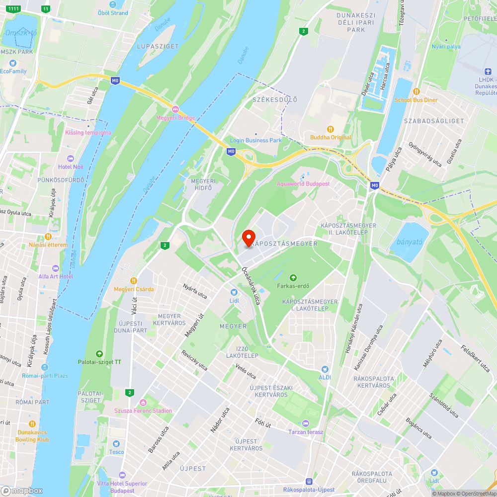 Elhagyott teherautó bejelentés helye