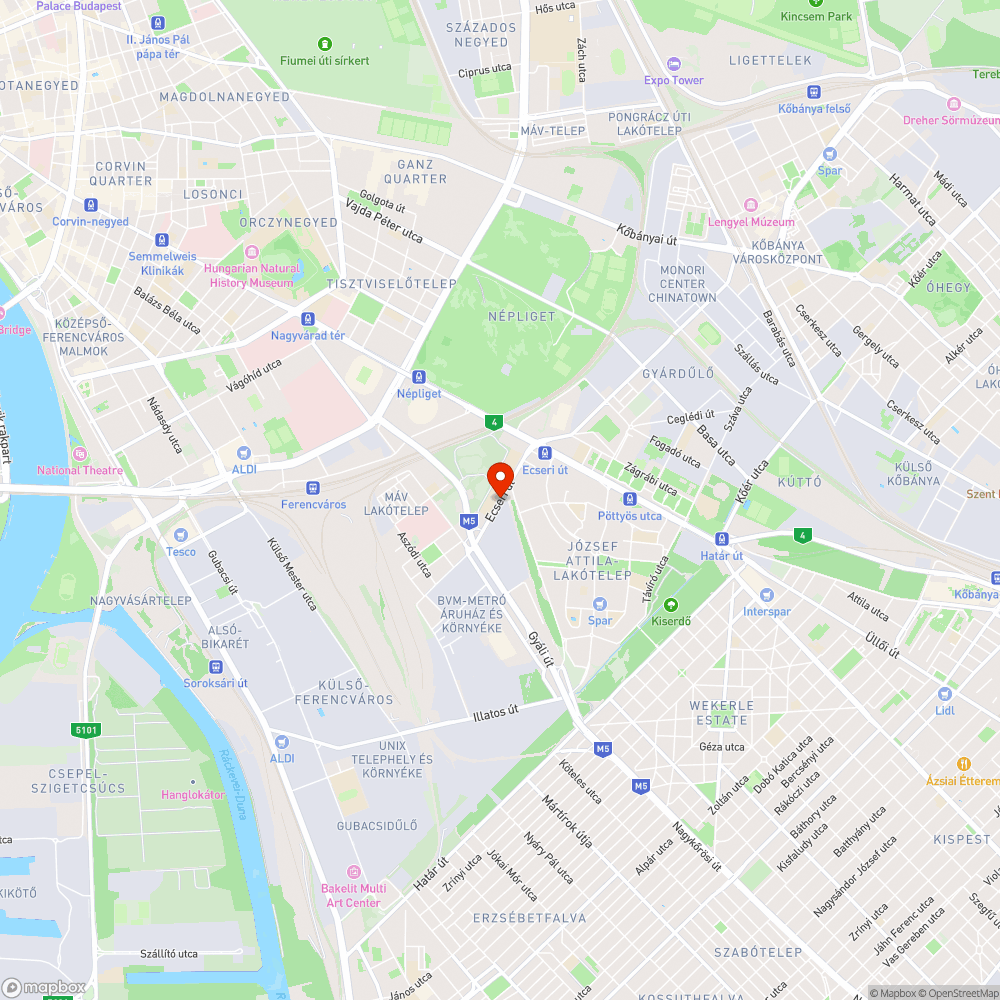 Tántorgó Osztott gyalog- és kerékpárút tábla bejelentés helye