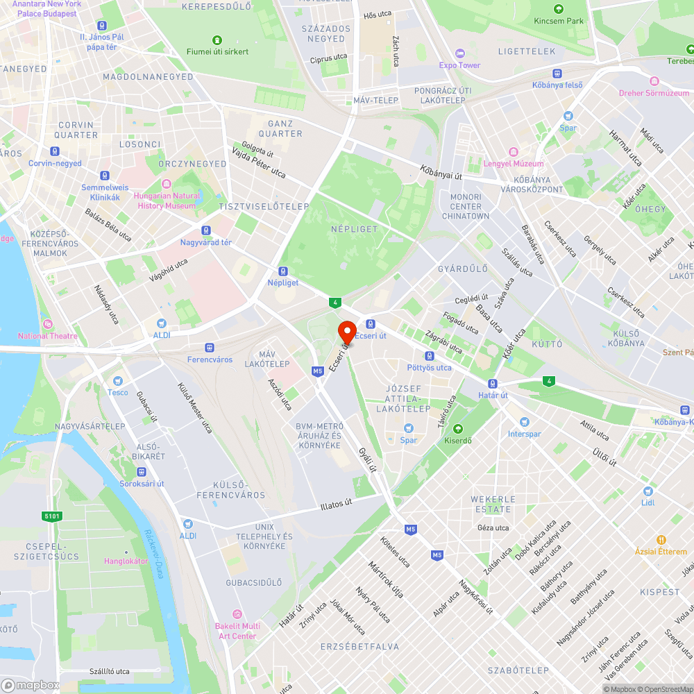 A poller zavarja a kerékpáros közlekedést bejelentés helye